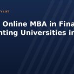 Top 10 Online MBA in Finance & Accounting Universities in India 2026: UGC Approved List with Fees