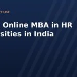 Top 10 Online MBA in HR Universities in India 2026: UGC Approved List with Fees
