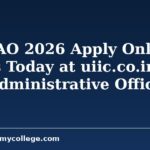 UIIC AO 2026 Apply Online Starts Today at uiic.co.in for 225 Administrative Officer Posts