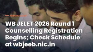 WB JELET 2026 Round 1 Counselling Registration Begins; Check Schedule at wbjeeb.nic.in