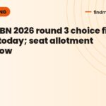 WB JEPBN 2026 round 3 choice filling closes today; seat allotment tomorrow
