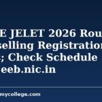 WBJEE JELET 2026 Round 1 Counselling Registration Starts; Check Schedule Here at wbjeeb.nic.in