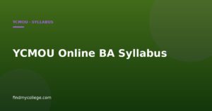 YCMOU Online BA Syllabus