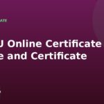 YCMOU Online Certificate Degree and Certificate