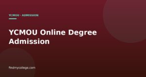 YCMOU Online Degree Admissions Open for July 2026 Session