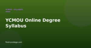 YCMOU Online Degree Syllabus: Your Guide to Over 40 Courses
