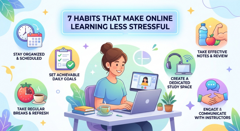 7 Habits That Make Online Learning Less Stressful