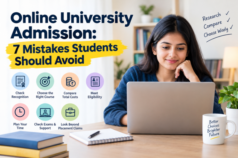 Online University Admission: 7 Mistakes Students Should Avoid