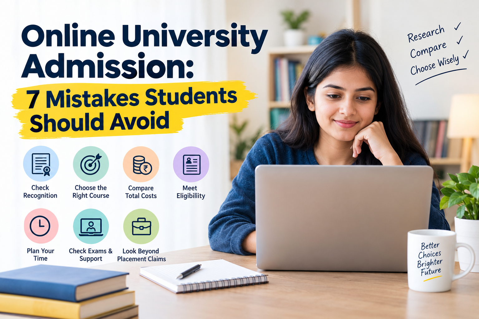 Online University Admission: 7 Mistakes Students Should Avoid