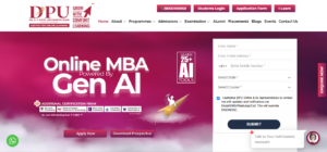 DY Patil Online MBA Homepage