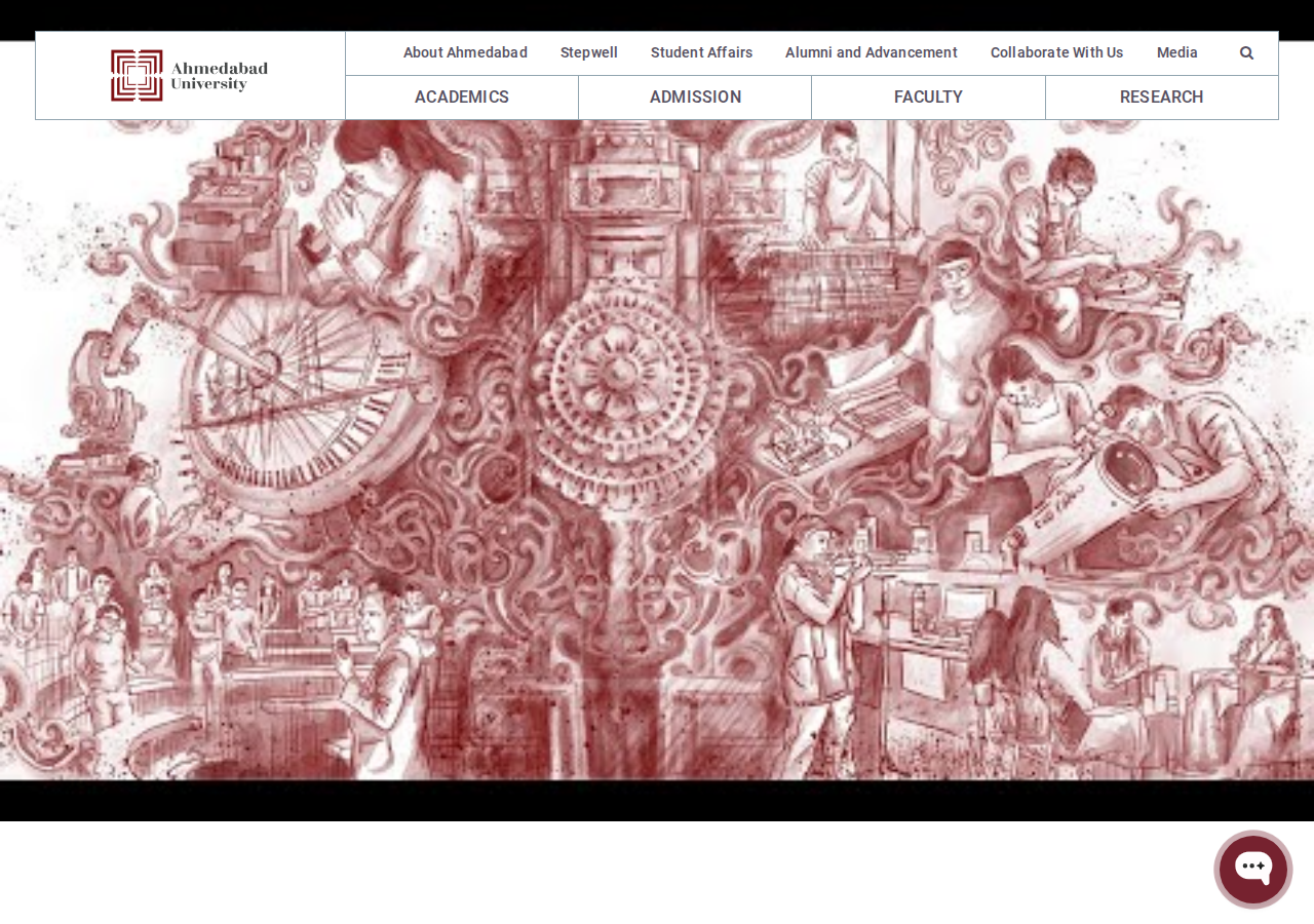 ahduni.edu.in homepage