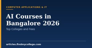 AI Courses in Bangalore 2026: Best Colleges, Fees and Placements