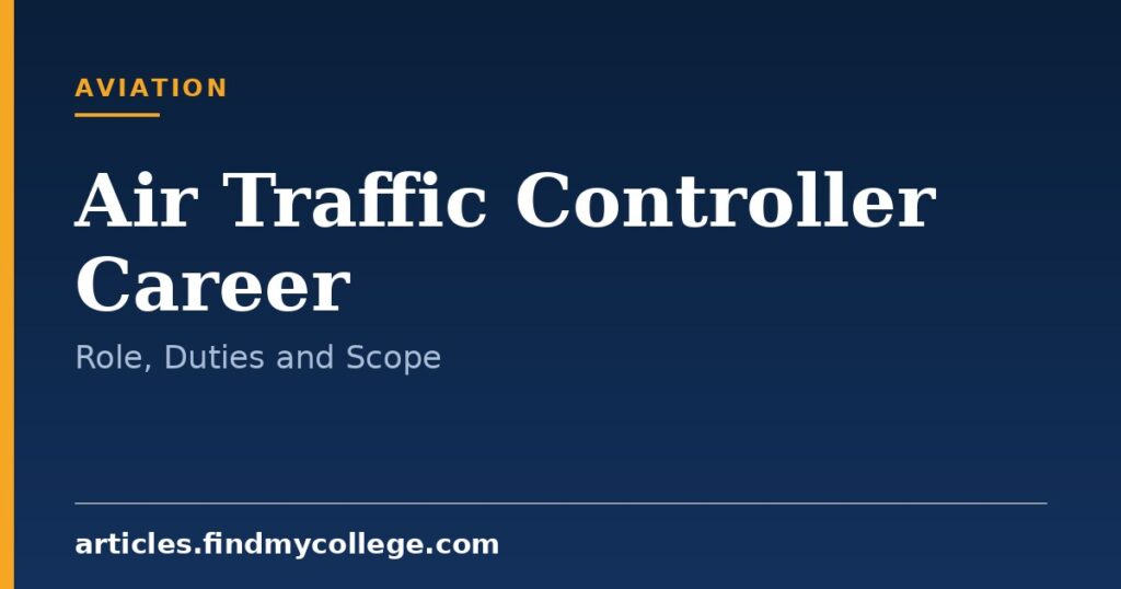 Air Traffic Controller Career: Role, Requirements and Scope