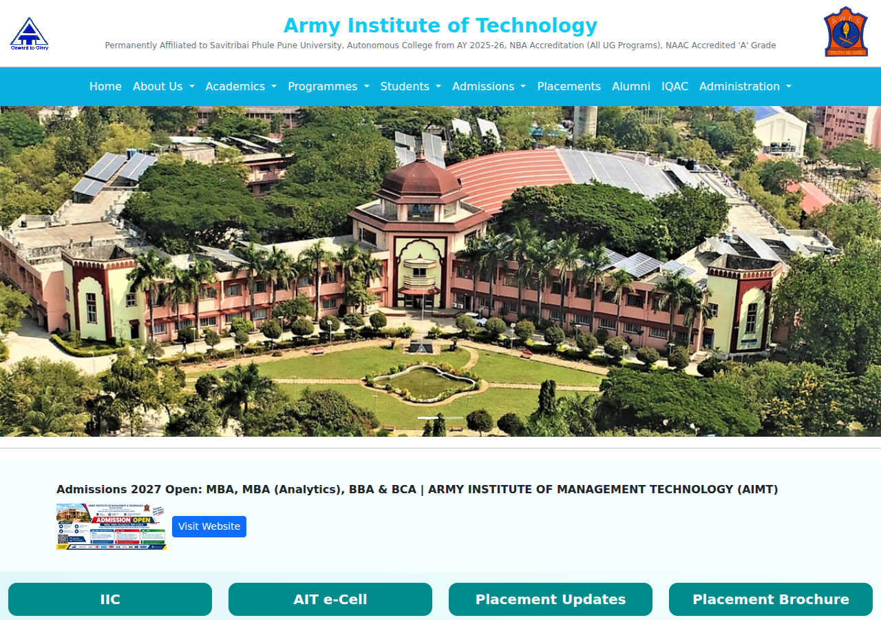 aitpune.com homepage