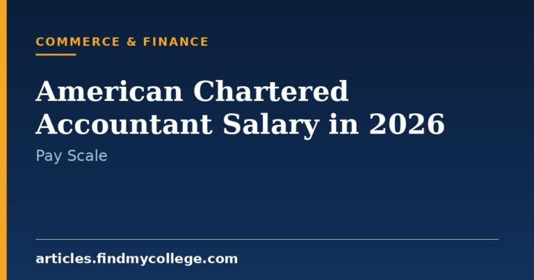 American Chartered Accountant Salary in India and Abroad 2026