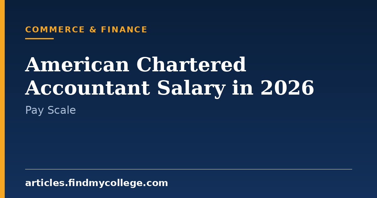 American Chartered Accountant Salary in India and Abroad 2026