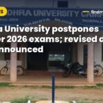 Andhra University postpones October 2026 exams; revised dates to be announced