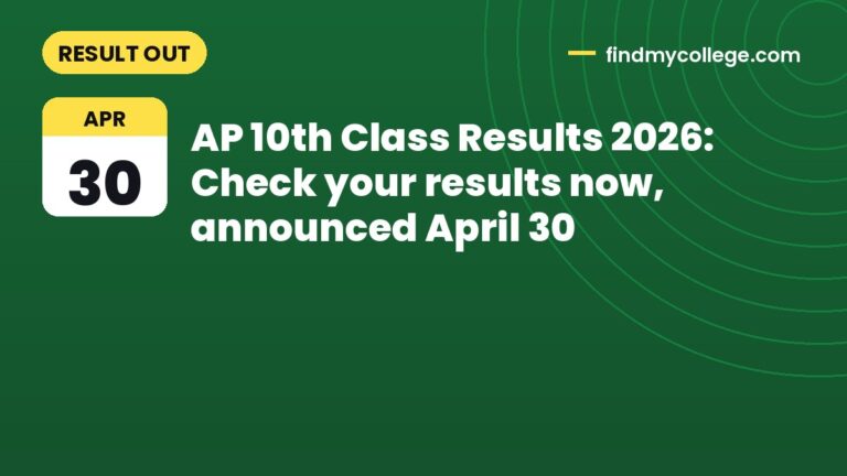 AP 10th Class Results 2026: Check your results now, announced April 30