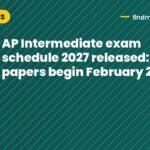 AP Intermediate exam schedule 2027 released: theory papers begin February 24