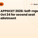 APPGCET 2026: Self-report by Oct 24 for second seat allotment