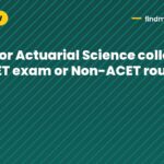 Apply for Actuarial Science colleges via ACET exam or Non-ACET routes