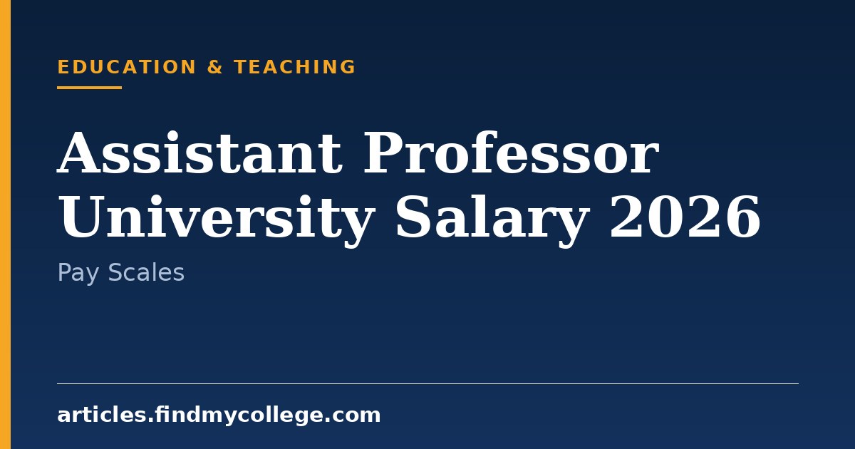 Assistant Professor University Salary 2026: Pay Scales and Allowances