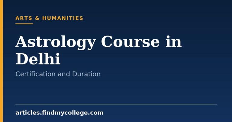 Astrology Course in Delhi: Duration, Syllabus and Fees