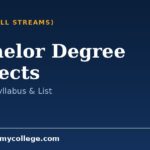 Bachelor Degree Subjects & Syllabus: Semester Wise Course List