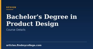 Bachelor's Degree in Product Design: Course Scope