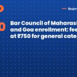 Bar Council of Maharashtra and Goa enrollment: fees fixed at ₹750 for general category