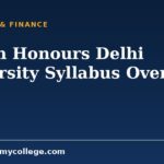 B.Com Honours Delhi University Syllabus: Semester Structure