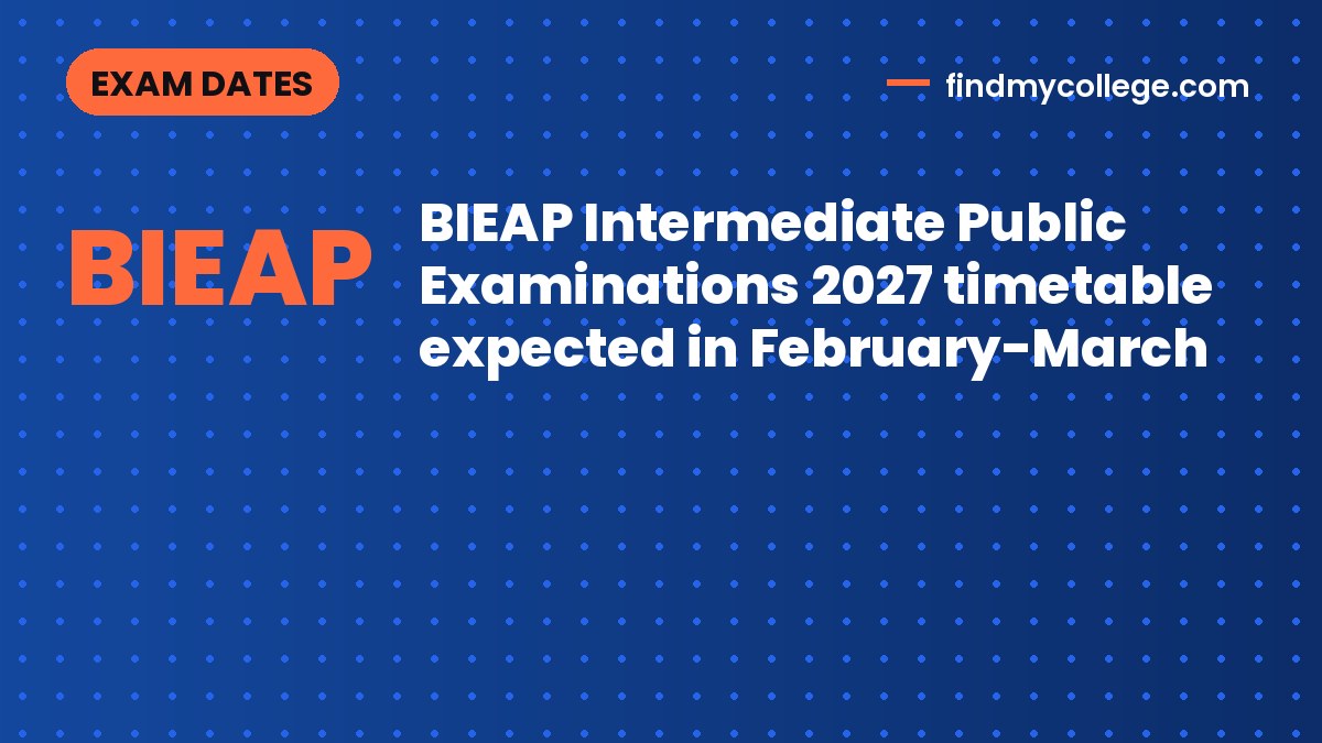 BIEAP Intermediate Public Examinations 2027 timetable expected in February-March
