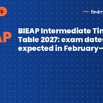 BIEAP Intermediate Time Table 2027: exam dates expected in February–March