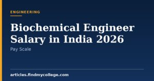 Biochemical Engineer Salary in India 2026: Entry to Senior Level