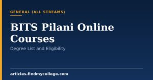 BITS Pilani Online Courses: Degree Programs and Eligibility