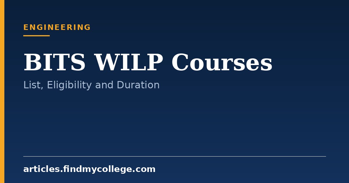 BITS WILP Courses: Programme List, Eligibility and Duration