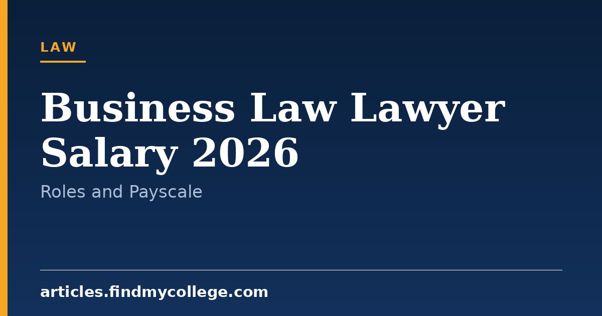 Business Law Lawyer Salary in India 2026: Pay Scale and Roles