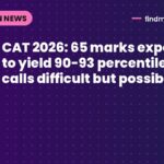 CAT 2026: 65 marks expected to yield 90-93 percentile, IIM calls difficult but possible