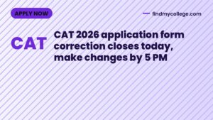 CAT 2026 application form correction closes today, make changes by 5 PM