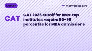 CAT 2026 cutoff for IIMs: top institutes require 90-99 percentile for MBA admissions