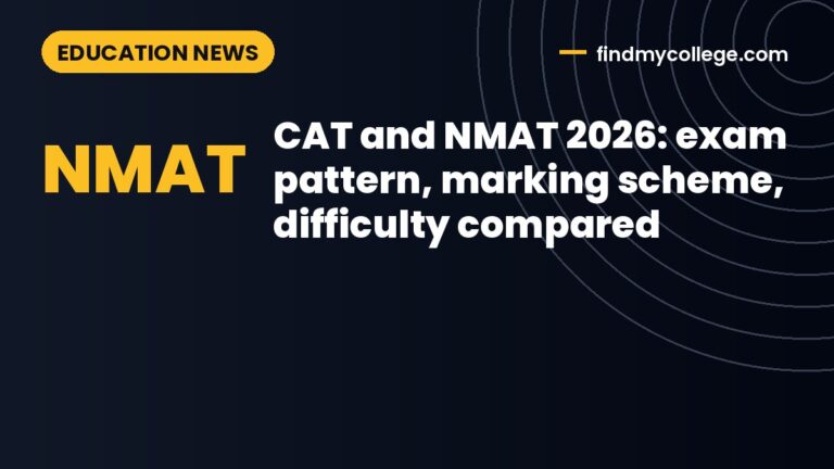 CAT and NMAT 2026: exam pattern, marking scheme, difficulty compared