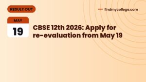 CBSE 12th 2026: Apply for re-evaluation from May 19