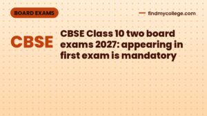CBSE Class 10 two board exams 2027: appearing in first exam is mandatory