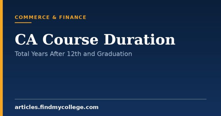 CA Course Duration: Years Required After 12th and Graduation