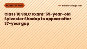Class 10 SSLC exam: 59-year-old Sylvester Shadap to appear after 37-year gap