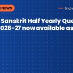 Class 8 Sanskrit Half Yearly Question Paper 2026-27 now available as free PDF