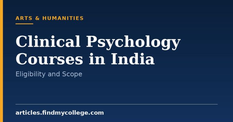 Clinical Psychology Courses in India: Types, Eligibility and Scope