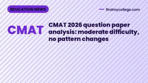 CMAT 2026 question paper analysis: moderate difficulty, no pattern changes