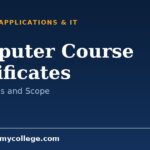 Computer Course Certificate Programs: Overview and Scope