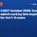 CSEET October 2026: Download admit card by late September for Oct 1-6 exam